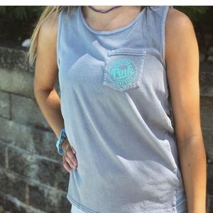 Grey PINK Tank Top